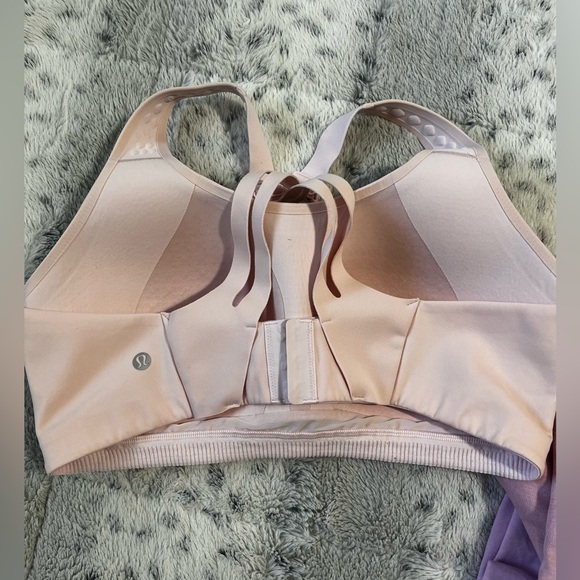 Lululemon Air support Sport Bra Pink Strawberry Milkshake Women’s Size 38B - Picture 7 of 10